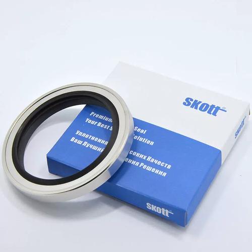 原裝進口不銹鋼油封skott金屬骨架空壓機真空泵用四氟唇形密封圈